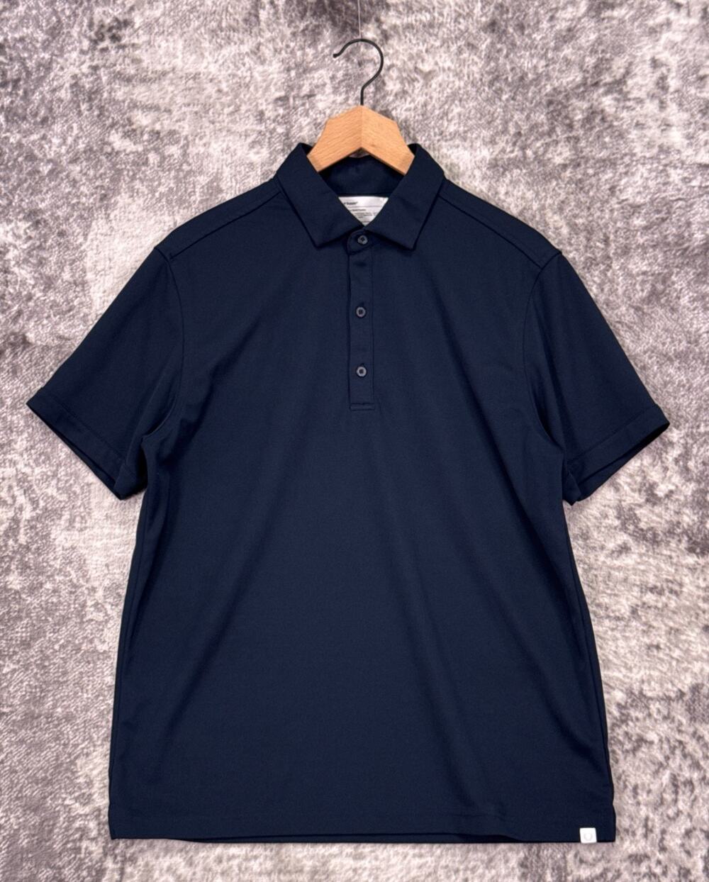 Ministry Of Supply Apollo Polo Shirt Large Mens Straight Trim Fit Short Sleeve
